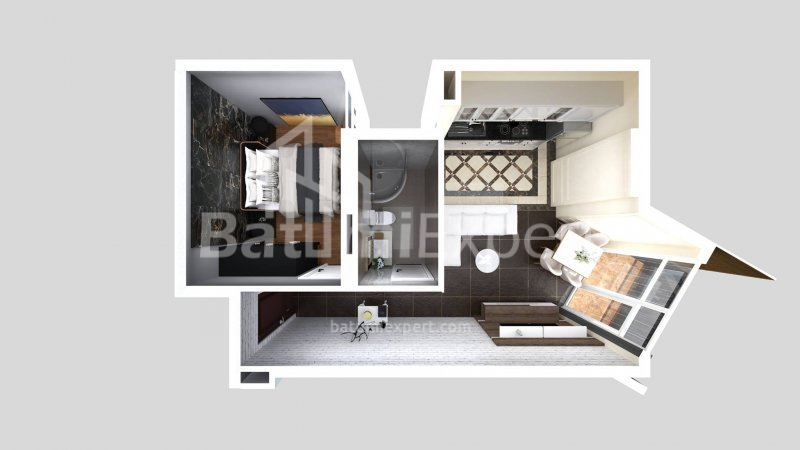 ბინა 42.3 კვ/მ - ლეხი და მარია კაჩინსკი, Batumi, საქართველო