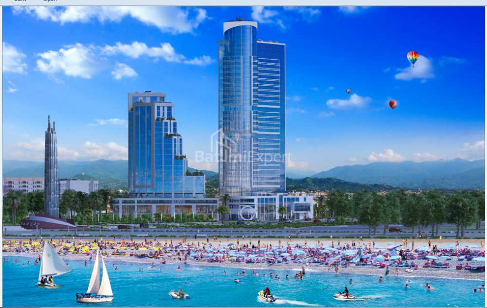 ბინა 57.1 კვ/მ - გმირთა ხეივანი, Batumi, საქართველო